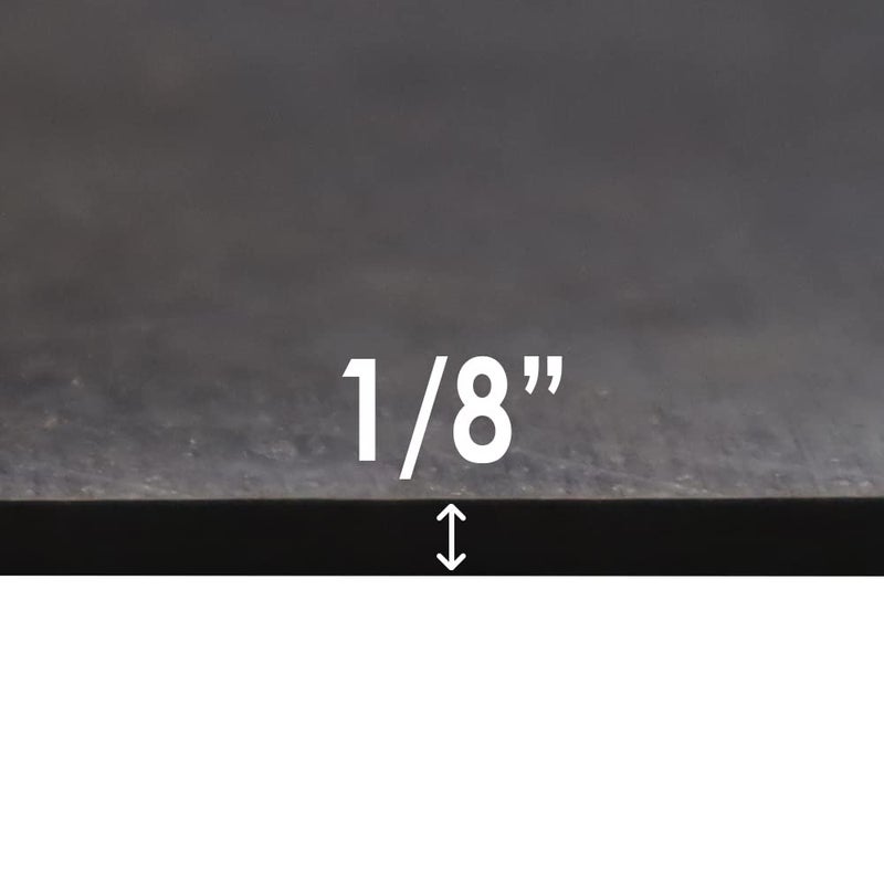 Rubber-Cal ورقة مطاط نيتريل تجارية، سوداء، 60A، 0.125" × 36" × 60" - Image 2